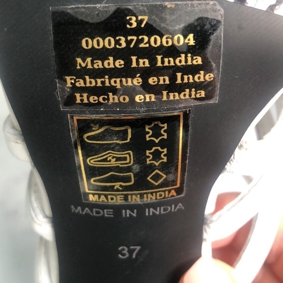 Free People Colette Cinched Heel Sandals Size EU 37 New - Picture 8 of 14